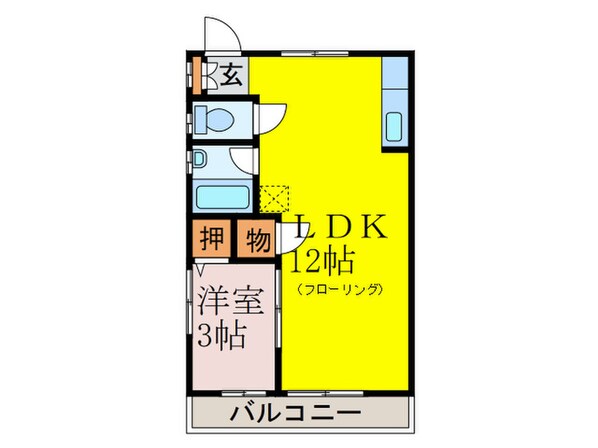 春日プロスパの物件間取画像